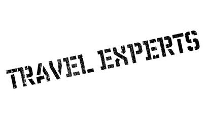 Travel Experts rubber stamp. Grunge design with dust scratches. Effects can be easily removed for a clean, crisp look. Color is easily changed.