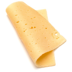 cheese slice isolated on white background cutout