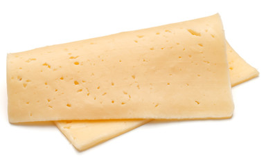 cheese slice isolated on white background cutout