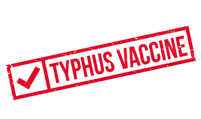 Typhus Vaccine rubber stamp. Grunge design with dust scratches. Effects can be easily removed for a clean, crisp look. Color is easily changed.