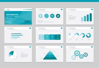 Fototapeta na wymiar flat vector set infographics element design template. for business presentation template , brochure, and web design 