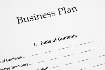 Business plan document