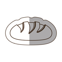 figure nomal bread icon, vector illustraction design image