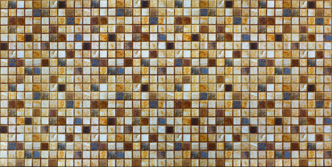 Panele Szklane Podświetlane  mozaika, płytki ceramiczne, abstrakcyjny wzór abstract