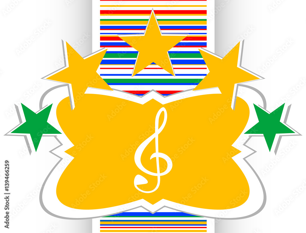 Poster music round glossy web icon on internet button