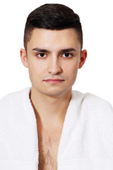 Obraz premium man with a towel