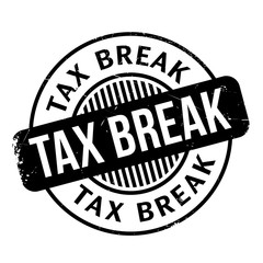 Tax Break rubber stamp. Grunge design with dust scratches. Effects can be easily removed for a clean, crisp look. Color is easily changed.