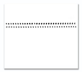 Empty page of notebook