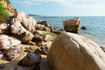 Stone beach