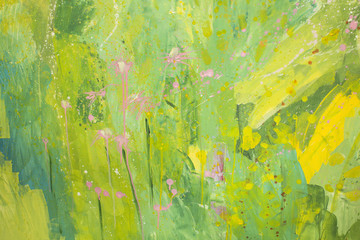 Detail of the Painting as a Background