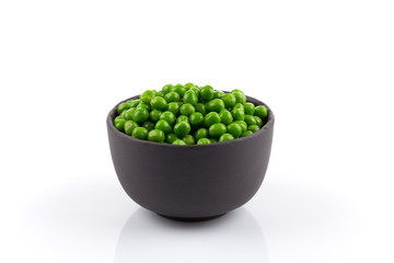 Bowl of green wet pea