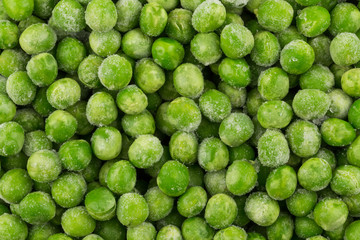 Green frozen peas