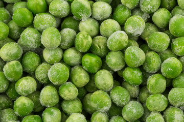 Green frozen peas