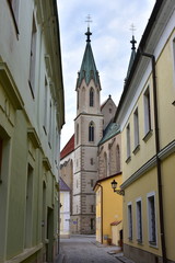 Fototapeta na wymiar church of Saint Maurice,Kromeriz world heritage site, Czech republic