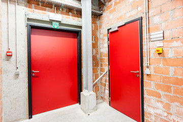 doors of technical rooms