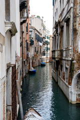 Obraz na płótnie Canvas View of a canal in Venice, Italy