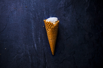 ice-cream on the table