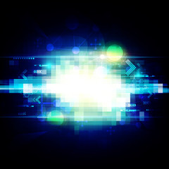 Obraz premium digital pixel computer background