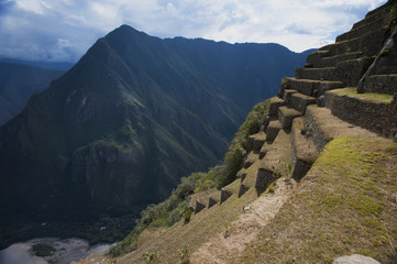 the fortress of Machu Picchu
