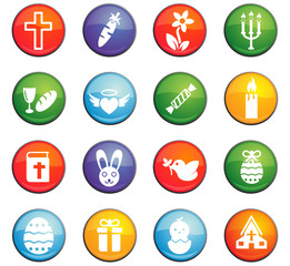 easter icon set