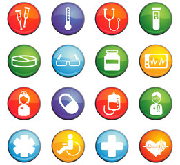 medicine icon set