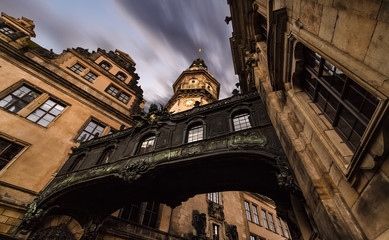 Amazing architecture in old town of Dresden