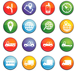 Fototapeta premium navigation icon set