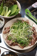 welsh onion bulgogi