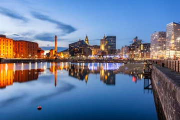 Fototapeten Liverpool Albert Dock England Großbritannien © SakhanPhotography