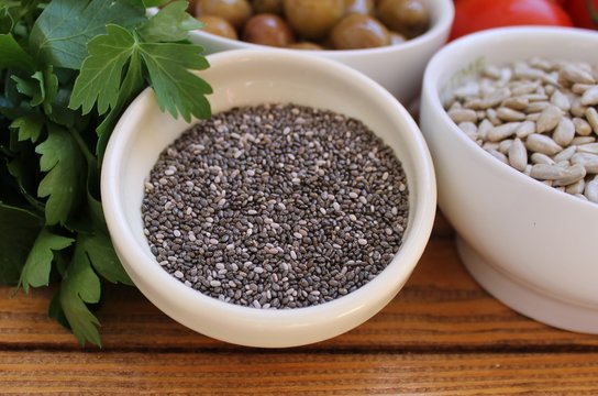 The seeds of chia plants, useful product