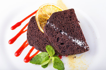 piece of chocolate pie