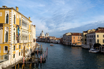 View of the Ganal Grande (Grand Canal) in Venice, Italy