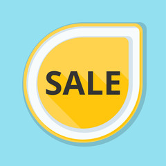 Sale Label Illustration