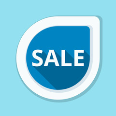 Sale Label Illustration