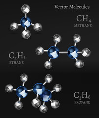 Propane Ethane Methane