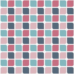 Seamless pattern of geometric shapes. Squares, rhombuses. Geometric background.