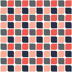 Seamless pattern of geometric shapes. Squares, rhombuses. Geometric background.