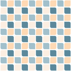 Seamless pattern of geometric shapes. Squares, rhombuses. Geometric background.