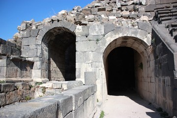 Westtheater in Gadara Umm Qais in Jordan, Middle East