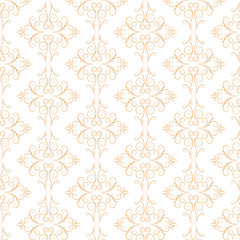 Decorative orange pattern. Vector abstract background