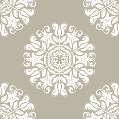 Classic seamless vector pattern. Traditional orient ornament. Classic vintage background