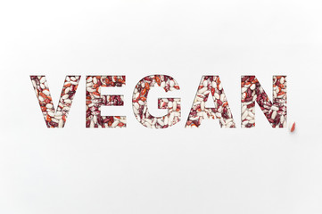bean meat substitute. the concept of vegetarian food.