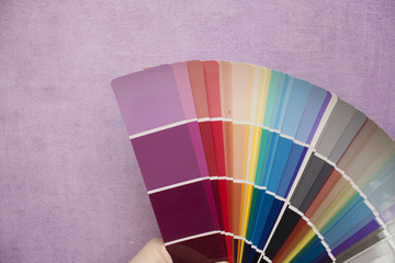 purple tint, design of the nursery