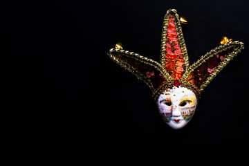 Maschera di Carnevale rossa