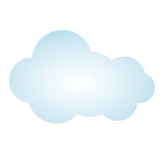 blue picture cloud cumulus climate design vector illustration