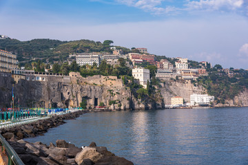 Obraz premium Cliff coast in Sorrento town