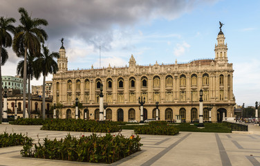 Fototapeta na wymiar Great Theater in old town Havana Cuba