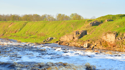 View of the river Tosna.