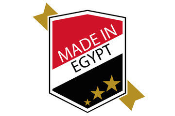Made in Egypt logo, vector