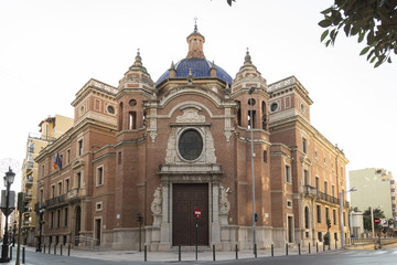 Rear view of the building of the Diputación de Castellón de la Plana, Spain